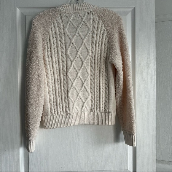 Loft Cable Bomber Sweater Jacket - Picture 3 of 4